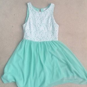 Mint Green homecoming dress